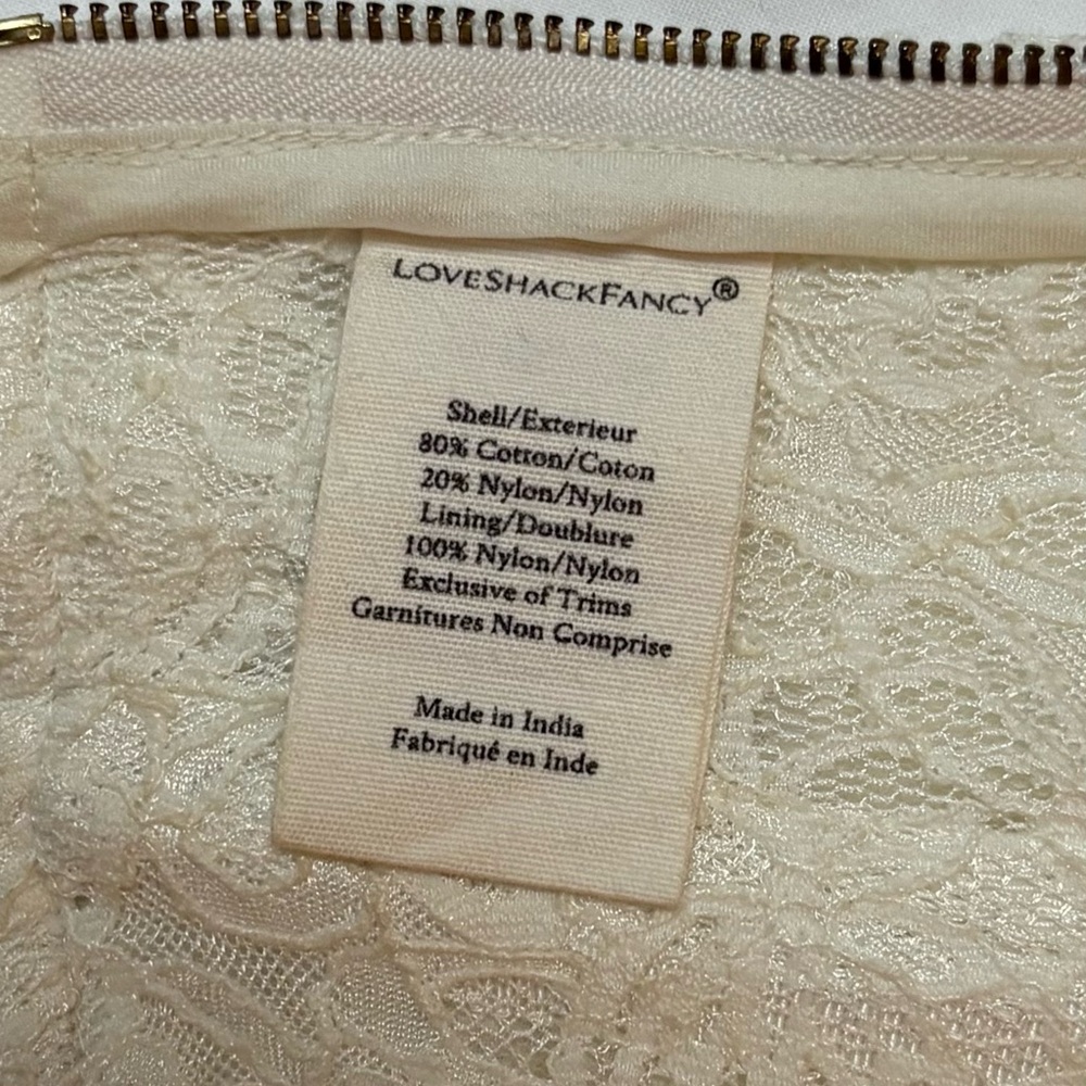 LoveShackFancy Arno Bustier in Antique White - Picture 7 of 8